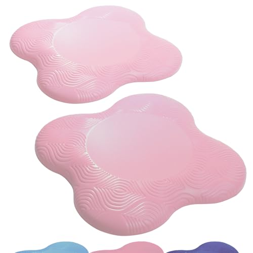 CampTeck U7316 Esterilla Yoga, Rodilleras Antideslizantes, Cojín Rodillas, Codo - Rosa