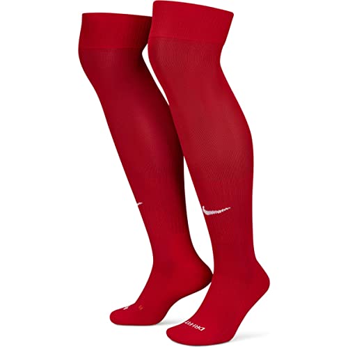 Nike Unisex Baseball/Softball Over-The-Calf Socks (2 Pairs), University Red/White, Large