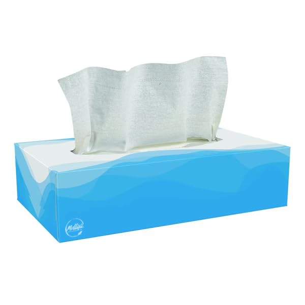 Facial Tissue, Flat, 100 Sheets, 2 Ply, White, 30 PK, Mfr: 48100-A
