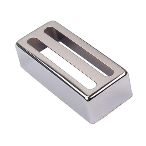 Alnicov 2PCS Electric Guitar Pickups Cover?Guitar Humbuckers Pickup Cover?69mm X 29mm for Guitar Parts?Chrome