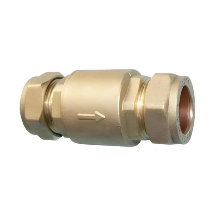 Valvola Di Ritegno A Molla 15 Mm Full Flow Con Estremità A Compressione