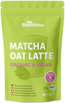 Matcha Oat Latte 360 g - Zum Anrühren auf Haferbasis mit Monk