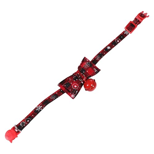 Collar de Navidad cómodo y ajustable que no daña el cuello del perro 2