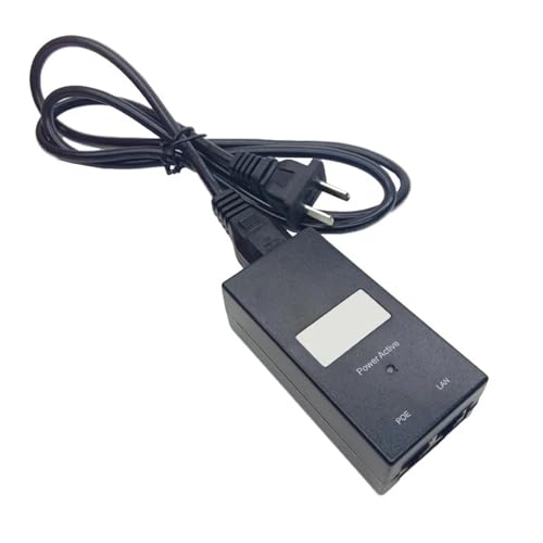 48V1A 24V1A 48v 24v POE Powerline Ethernet Adapter(AU Cable,48V 1A)