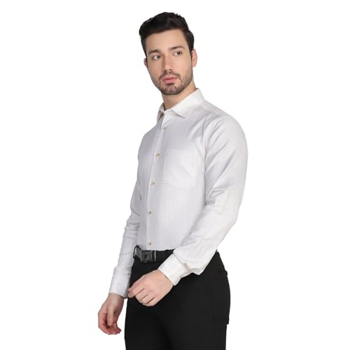 Image of Blackberrys Men's Cotton Checks Regular Fit Formal Shirts