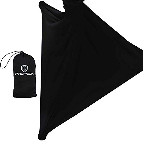 PRORECK Speaker Stand Cover Tripod Stand Skirt Skrim 360 Degree Cover Black
