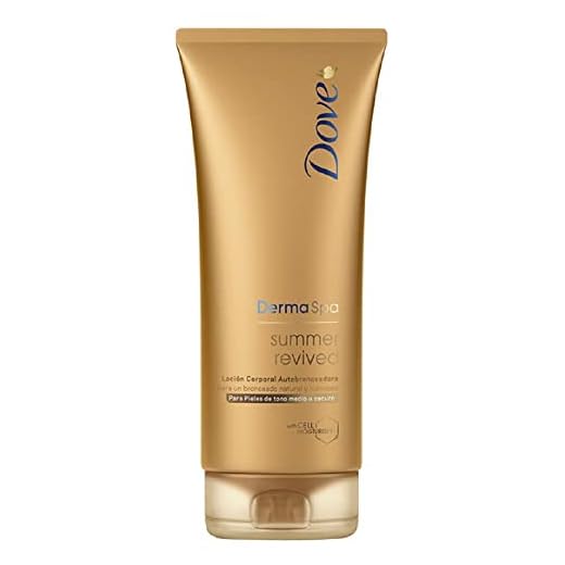 Dove Dermaspa Brun-utan-sol Summer Revived Fair to Medium 200 ml, 6-pack