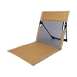Faltbarer Strandstuhl – Beinlose Liegestuhl, gepolstertes Stadion-Bleicher-Kissen, tragbare Matte | Outdoor, Rasen, Pool, Camping, Picknick, Pool, Terrasse, Garten, Hinterhof, Park, Reisen, Wandern