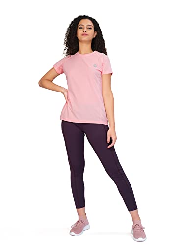 Image of TECHNOSPORT Women's 100% Polyester Regular Fit T-Shirt