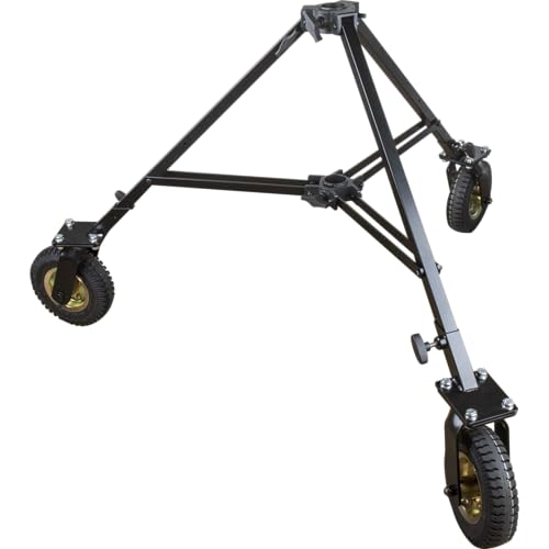 Image of Kupo Steadicam Stand with Pneumatic Wheels, Heavy Duty Docking Stand for Stabilizer Rigs, Min Height 52.1 inch, Max Height 80 inch, Supports 79lbs, Rolling Studio Support - Black (KS141611)
