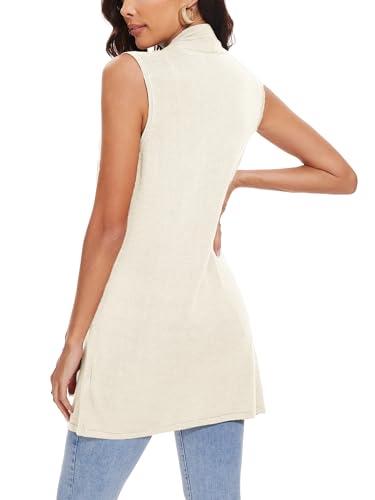 Image of Spicy Sandia Womens Sleeveless Long Knit Cardigan Vest