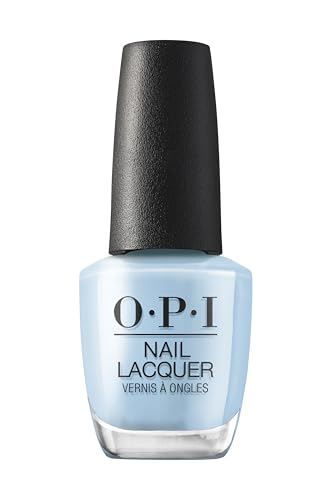 OPI Nail Lacquer Baggy Jean Baby | Opaque Cool Blue Gray Crème Chip Resistant Nail Polish | What's Your Mani-tude | Fall 2025