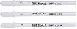 Kit Gelly Roll branca 05-08 e 10 Sakura