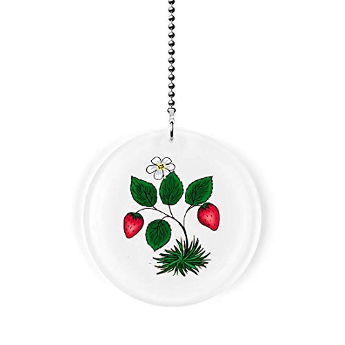 Image of Strawberry Blossoms Fan /Light Pull