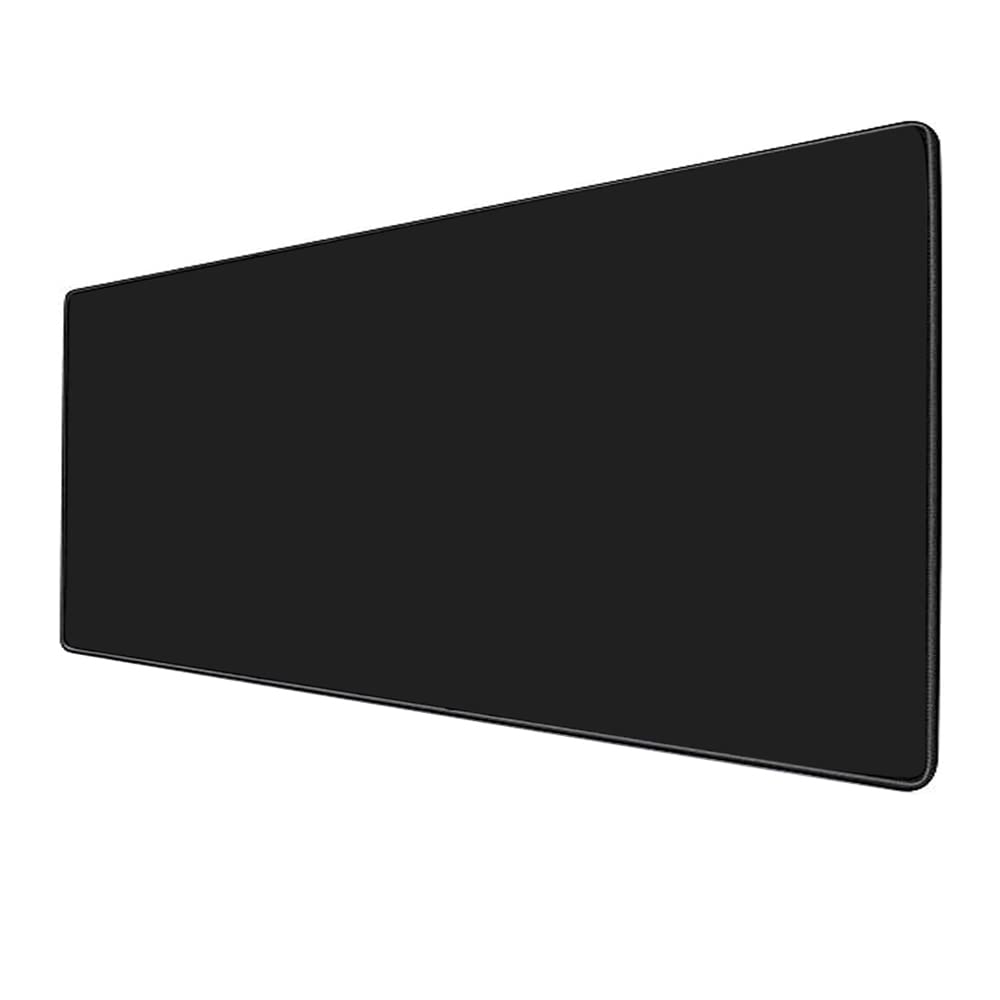 Envysun Gaming Mouse Pad Extended Large Computer Keyboard Mouse Mat Desk Pad Soft Smooth Surface and Anti-Slip Rubber Base Waterproof Soft (70X30 Black)