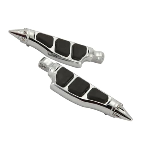 Repose-pieds de moto Harley compatible custom chrome avec fixation 10 mm