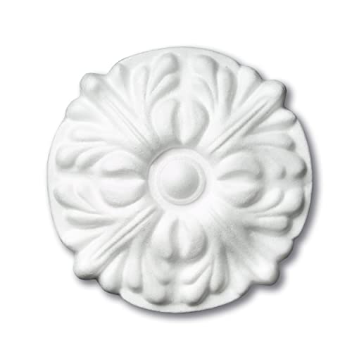 DECOSA Wandtattoo Fleurie in weiß, 1 Beutel à 2 Tattoos, Ø 16 cm -...