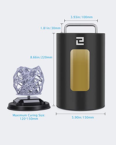 Elegoo Mercury Curing Machine 405Nm Resin Uv Curing Box With Light Driven Turntable For Lcd Dlp Sla 3D Printed Model #TOP1