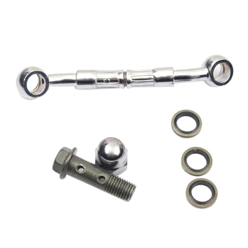 Modificación de conector de manguera de aceite de freno hidráulico para moto con tubo de extensión 7