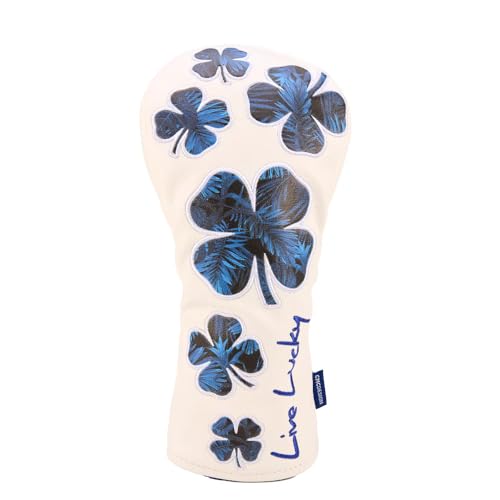 �u���b�N�N���[�o�[(Black Clover) �S���t �w�b�h�J�o�[ �t�F�A�E�F�C�E�b�h�p �A���n FW �J�o�[ ALOHA FAIRWAY COVER NAVY FLOWER BCJS4AF006FW