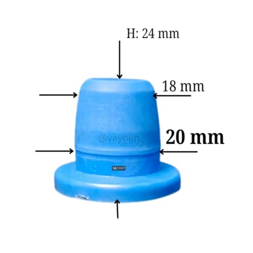 Image of Air Cooler Drain Plug Rubber Cap (20 mm) and (10mm) | Universal Fit | Replacement Water Tank Plug for Air Coolers (Blue)