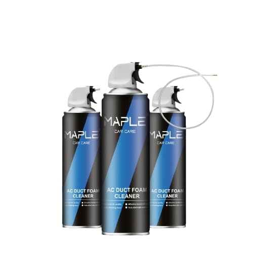 MAPLE Car Care AC Duct Foam Cleaner 400 ml (Pack of 4) | High Foaming AC Vent & Evaporator Cleaning Spray with Long Nozzle | Car Air Conditioner Cleaner | Removes Dust, Odour, Bacteria & Dirt-image-35