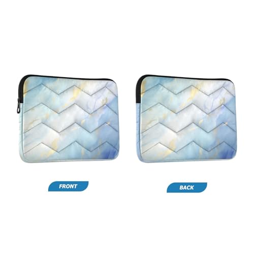 Funda para portátil azul marmolada 13-14 pulgadas miniatura 2