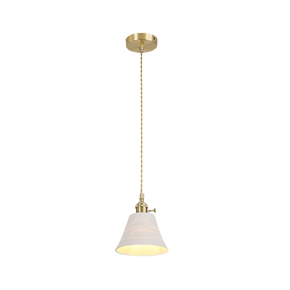Lustre de chevet en céramique pour ambiance salon de thé et bar