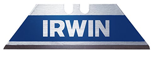 Irwin 10504241 Etui de 10 Lames trapèzes Bimétal pour couteau