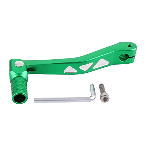 GOOFIT Engranaje Plegable de Aluminio de Palanca de Cambio de Motocicleta Verde CNC con Herramientas Reemplazo para TTR 50cc 160cc CQR250 CRF50 La Mayoría ATV UTV