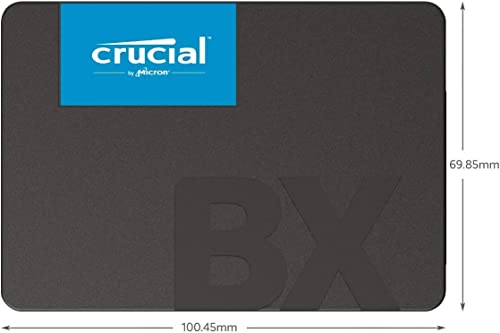 Crucial BX500 500 GB SSD 2.5" SATA - Snabb och Pålitlig Lagring