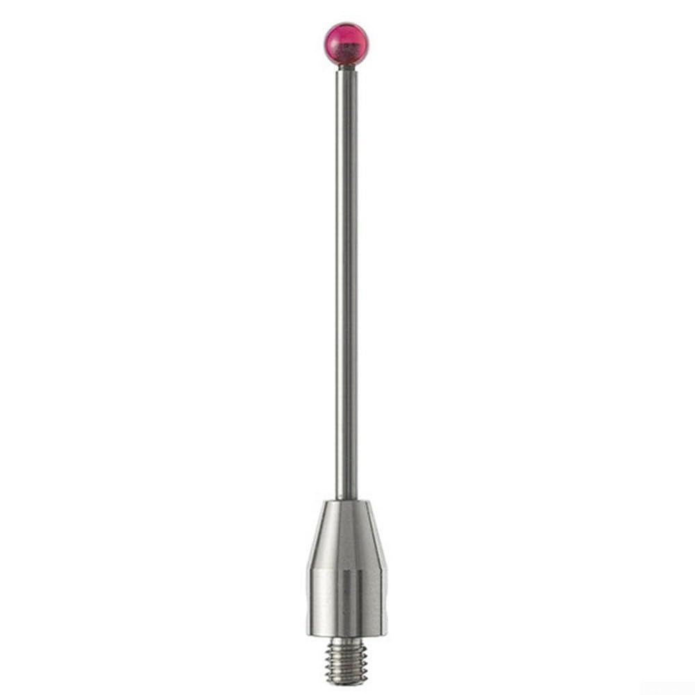 A-5003-3680 CMM Probe Stylus 50mm Lungo 3mm Diametro Punta Filettatura Acciaio Bianco Gambo Alta Rigidità per la Misurazione di Macchine Utensili
