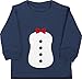 Shirtracer Baby Karneval und Fasching Kostüm - Pinguin Karneval Kostüm - 6/12 Monate - Navy Blau - BZ31_Baby_Pullover - BZ31 - Baby Pullover