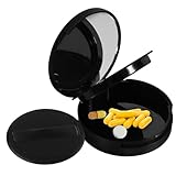 Pillendose Organizer, Pillendose - Tragbare Medikamentenbox, Pillendose, Multifunktionale Staubbox, Pillendose für Geld, Reisen, Camping