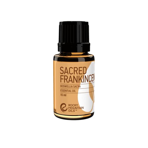Rocky Mountain Oils Sacred Frankincense Essential Oil - Aromatherapy Essential Oils for Diffusers, Topical Massage Oil for Massage Therapy and Skin Care, and Household - 15ml