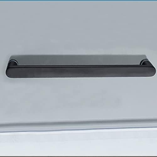 Matte Black Stainless Steel Bathroom Door Knobs & 400mm Towel Bar, Shower Glass Door Pull Handle & Grab Bar for Enclosures, Durable & Stylish Bathroom Accessories