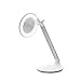 daylight Company Halo Go Magnifier Lamp, Rechargeable USB, Portable, Lightweight, Desk Lamp Reading, Hobbies, Sewing, Crafts, Nail Salon, Handcrafts and More, Colour Temperature: 6,000 K, White
