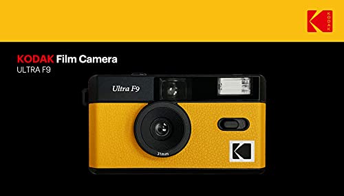 Photo Buying - Kodak F9 Reusable Ultra 35Mm Film Camera, Wide Angle, Build In Flash And Compatible With Color Negative Or Black White (Film Battery Not Included) By Corex (Yellow) #TOP2