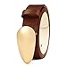 RISANTRY Women Brown Leather Belt Fashion Brown Belt for Women Gold Buckle Perfect for Jeans and Dresses