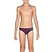 ARENA Powerskin R-EVO Boy's Brief Youth Racing Swimsuit, Red Wine - Turquoise, 24
