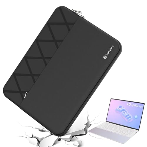 Image of Smatree 14 inch Laptop Sleeve for LG gram Style 14 OLED, for LG gram 14 or 2-in-1, Protective Laptop Case with Accessory Pocket, YKK Zipper, Patented Super Corner Design (E413)