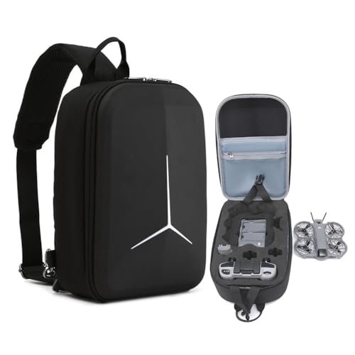 LiLiTok Sac de transport pour DJI Neo 2 Sac à dos RCN3, valise antichoc, sac de rangement pour accessoires de drone DJI Neo 2, télécommande, batteries