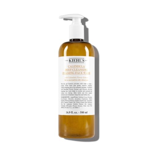 Kiehl's Calendula Deep Cleansing Foaming Face Wash, Gently Cleanses