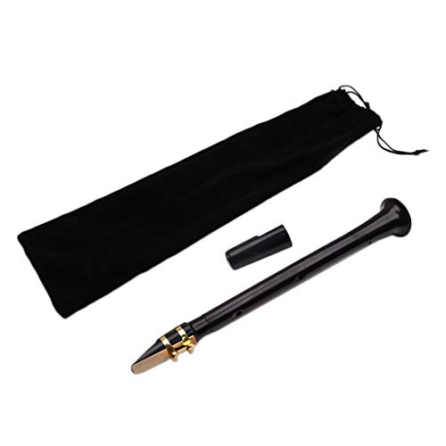 kesoto Mini Sacoche Sax Saxophone De Poche ABS Alto Mouthpieces Reed Bag Cover