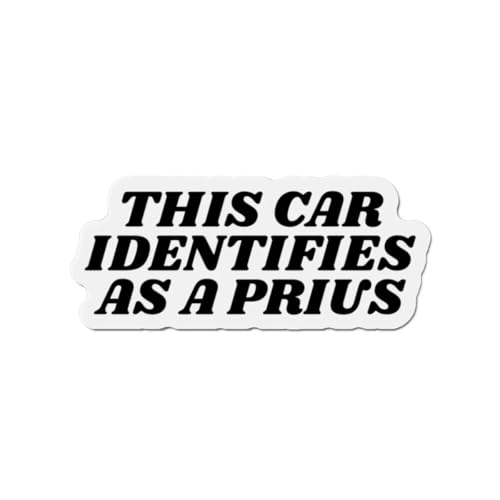 Anti Elon Car Magnet Anti Elon Bumper Magnet We Bought it Before Musk Funny Stickers This Car Identifies As A Prius - 5 x 3