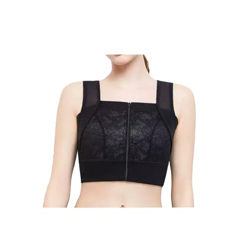 Chest Binder FTM Transgender Zip Up Binder Breathable Breast Cool