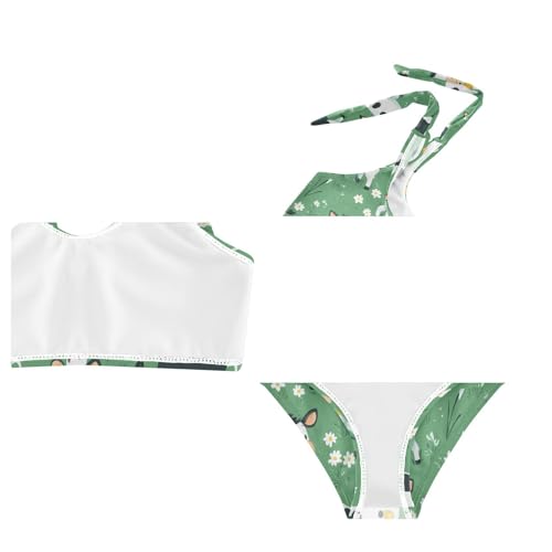 Wusikd Cute Girls Swimsuits Two Piece Funny Cows Swimwear Bikini Set for for Girls Size 3T4