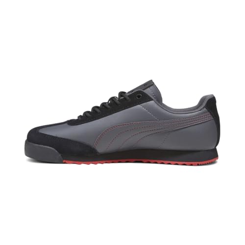 PUMA Mens Scuderia Ferrari Roma Via Lace Up Sneakers Shoes Casual - Grey3