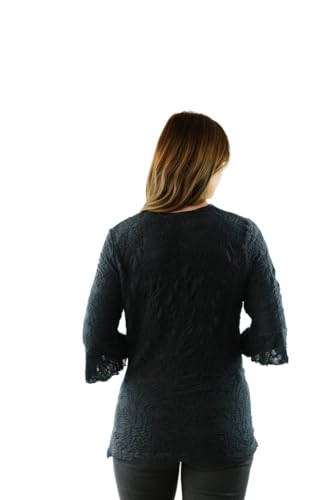 Image of SNO SKINS Dream Catcher Long Sleeve Top with Lettuce Edge