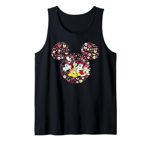 Disney Valentine's Day Mickey & Friends Icon Candy Hearts Tank Top